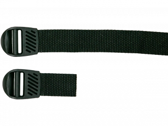 Klemm-Leiterschnalle am Nylongurt (25mm)
