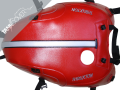 THRUXTON 1200 / R , 2016 - 2019 [nicht in Verbindung mit "Track-Racer-Kit"] 2016 / 2017 rot, Streifen silber für DIABLO RED [R] (A)