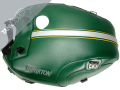 THRUXTON 1200 / R , 2016 - 2019 [not in combination with "Track-Racer-Kit"] 2016 - 2018 clover green, silver stripe, gold edging for COMPETITION GREEN (B)
