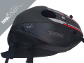 SPEED TRIPLE (S/R) , 2016 - 2020 2016 - 2020 mattschwarz genarbt, Deko silber & rot (F)