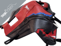 CRF 1100 L AFRICA TWIN , 2024 - 2026 2025 rot & schwarz, Deko azurblau / rot & weiß für GRAND PRIX RED (B)