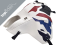 CRF 1100 L AFRICA TWIN ADVENTURE SPORTS , 2020 - 2026 2025 / 2026 mattschwarz genarbt & weiß, Deko rot, gitanblau & dunkelblau für PEARL GLARE WHITE (D)