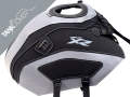 F 900 XR , 2020 - 2023 2020 - 2023 stahlgrau & 'lario' schwarz, Nähte silber, Stickerei stahlgrau & silber (A)